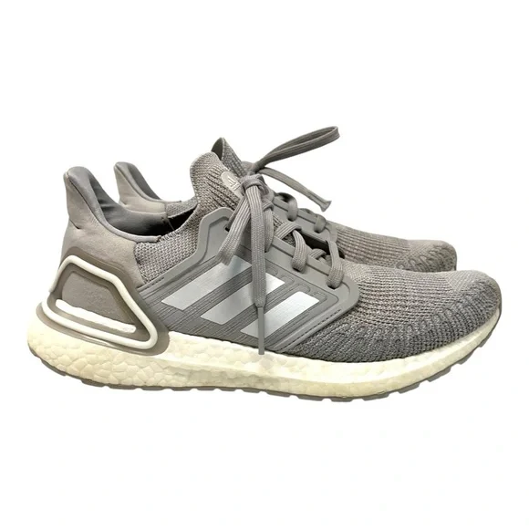 Adidas UltraBoost 20 Gray Running Training Athletic Shoes Women’s 8.5 - Picture 7 of 16